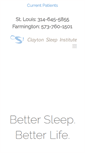 Mobile Screenshot of claytonsleep.com